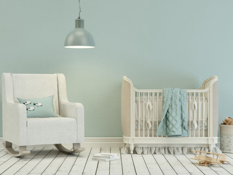 Gender neutral green nursery project